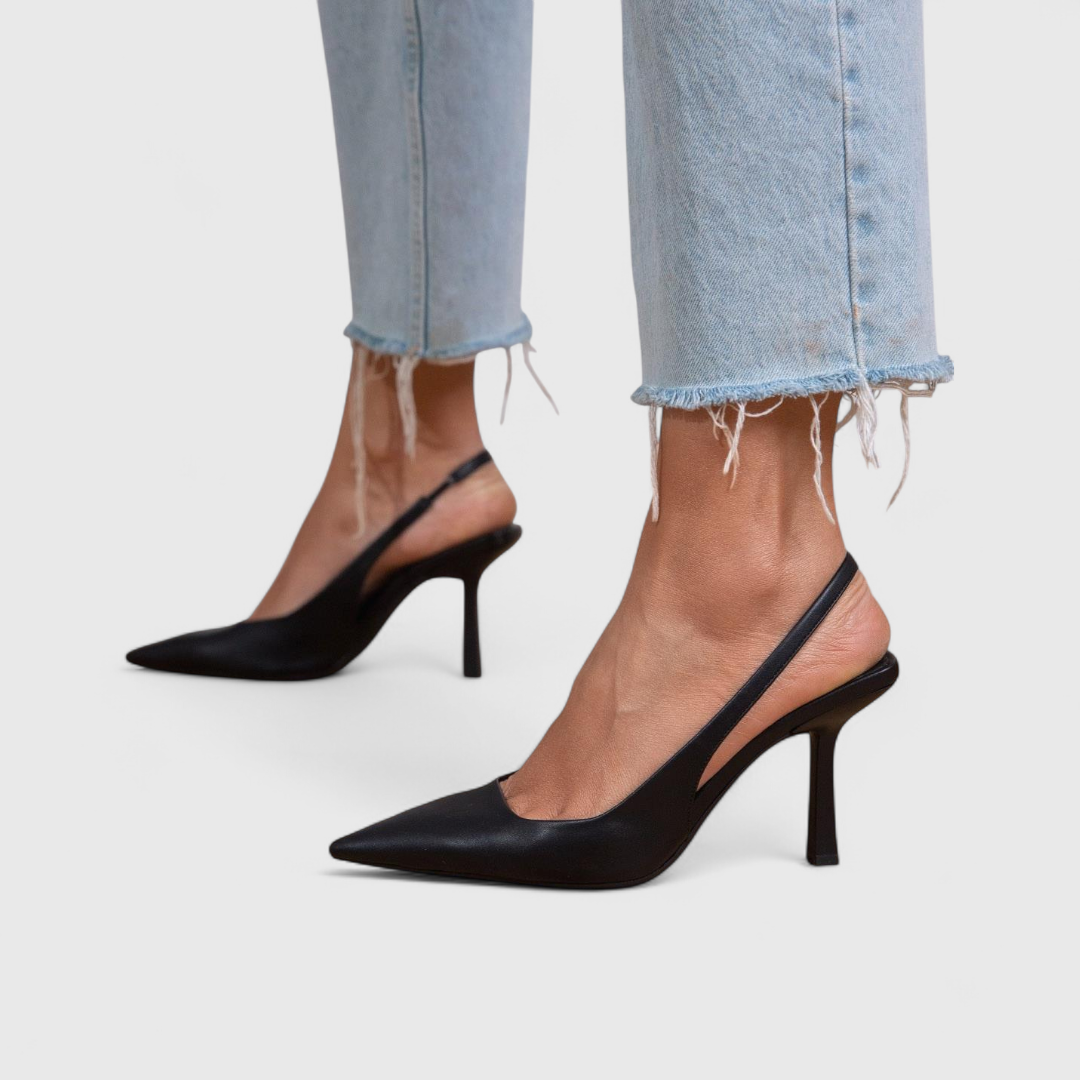 Women's Pointed-Toe Slingback Occasion Heels