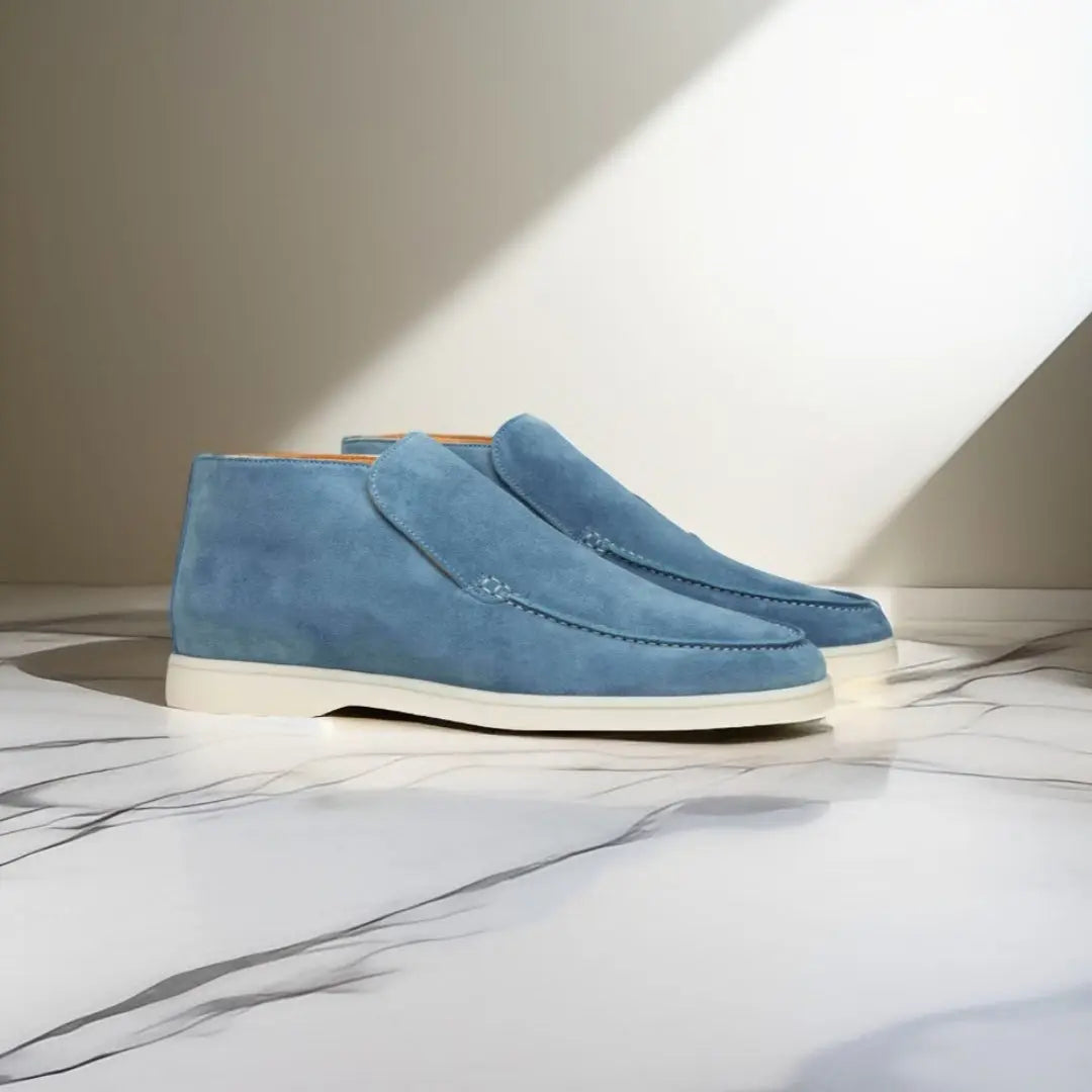 Men's Faux Suede Slip-On Ankle Boots