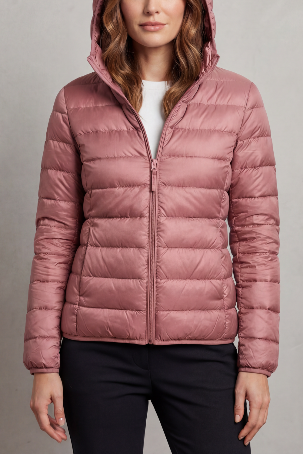 Women's Hooded Puffer Jacket – Lightweight & Packable