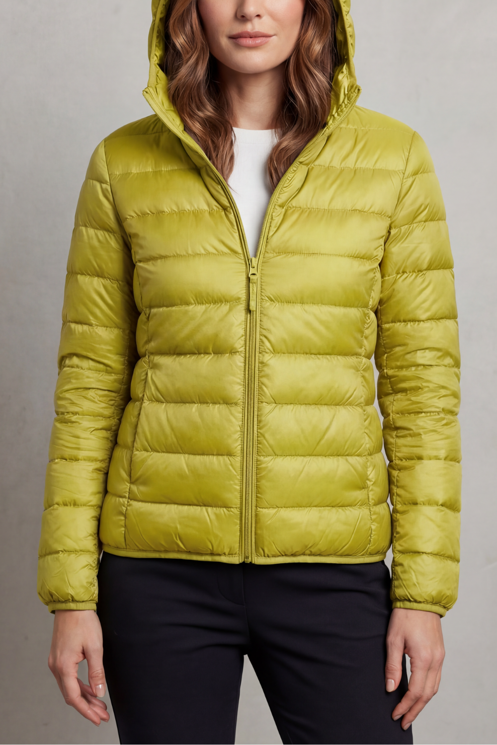 Women's Hooded Puffer Jacket – Lightweight & Packable