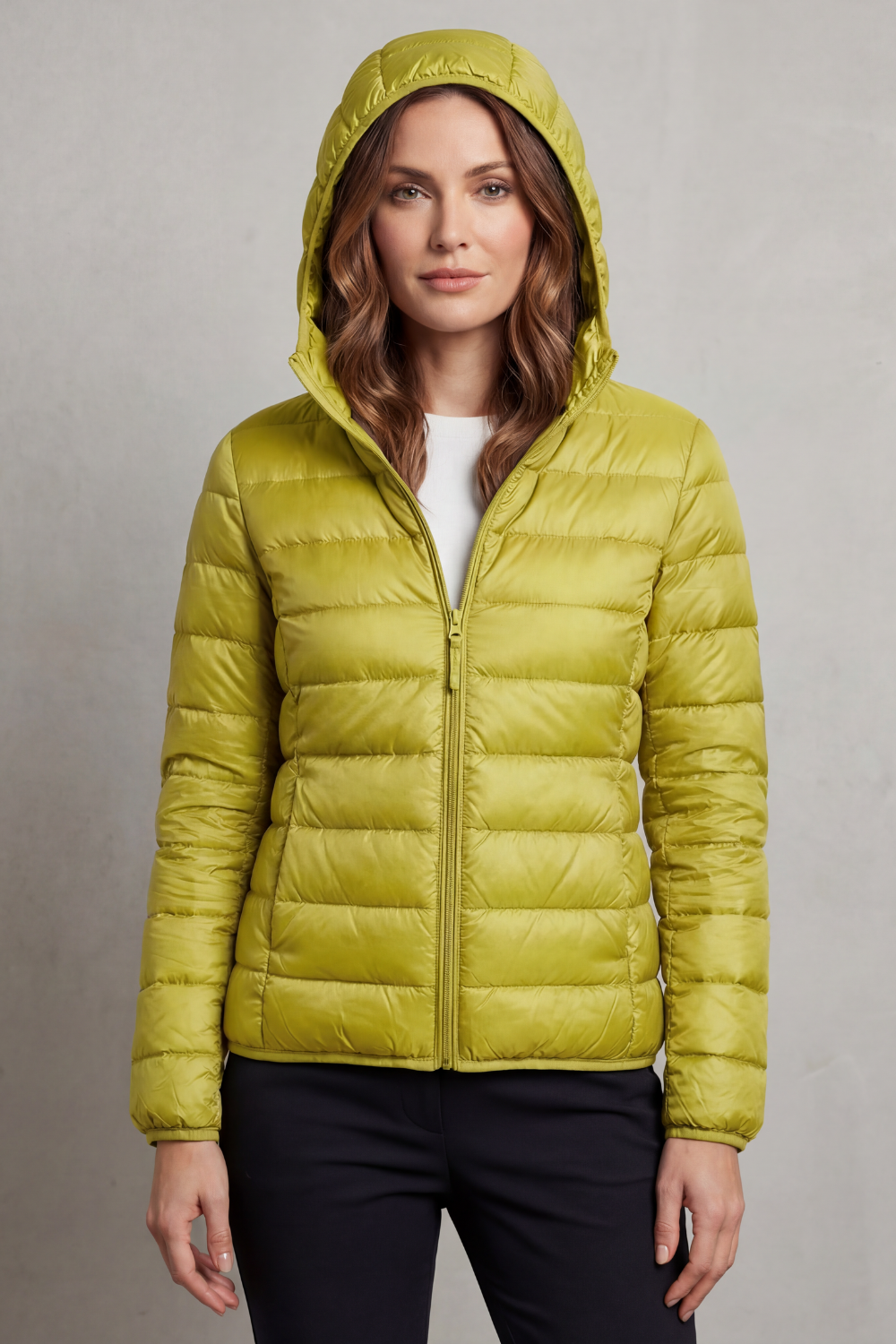 Women's Hooded Puffer Jacket – Lightweight & Packable