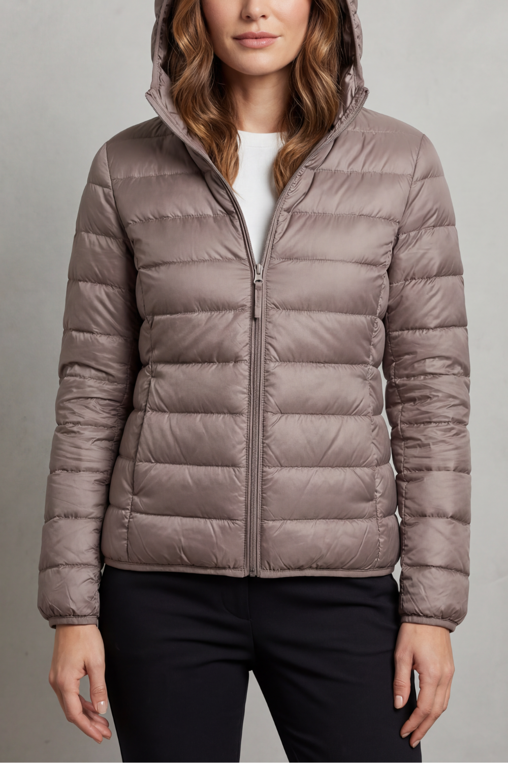 Women's Hooded Puffer Jacket – Lightweight & Packable