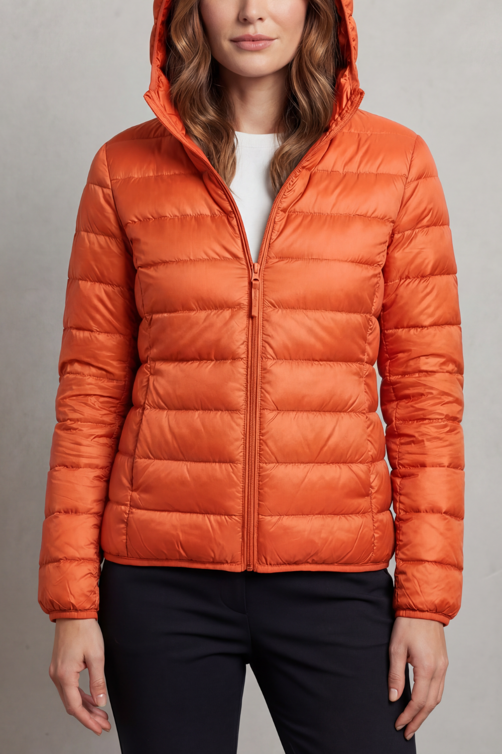 Women's Hooded Puffer Jacket – Lightweight & Packable