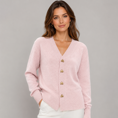 Women's Button-Front Knit Cardigan