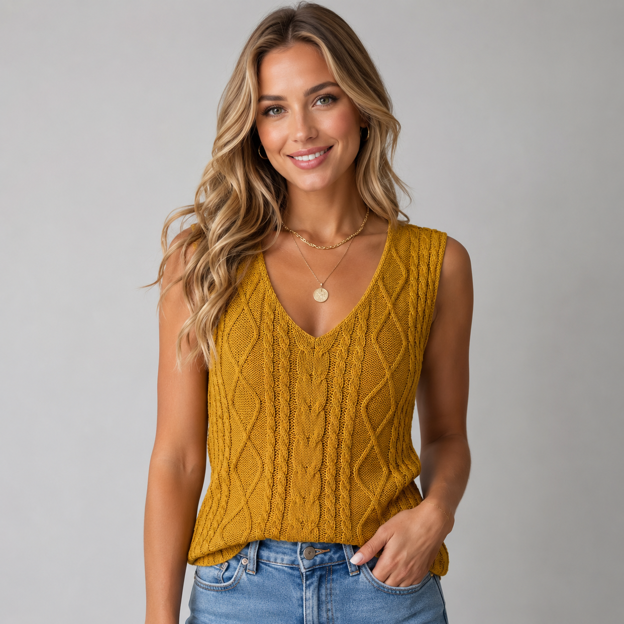 Women's Cable Knit Cardigan