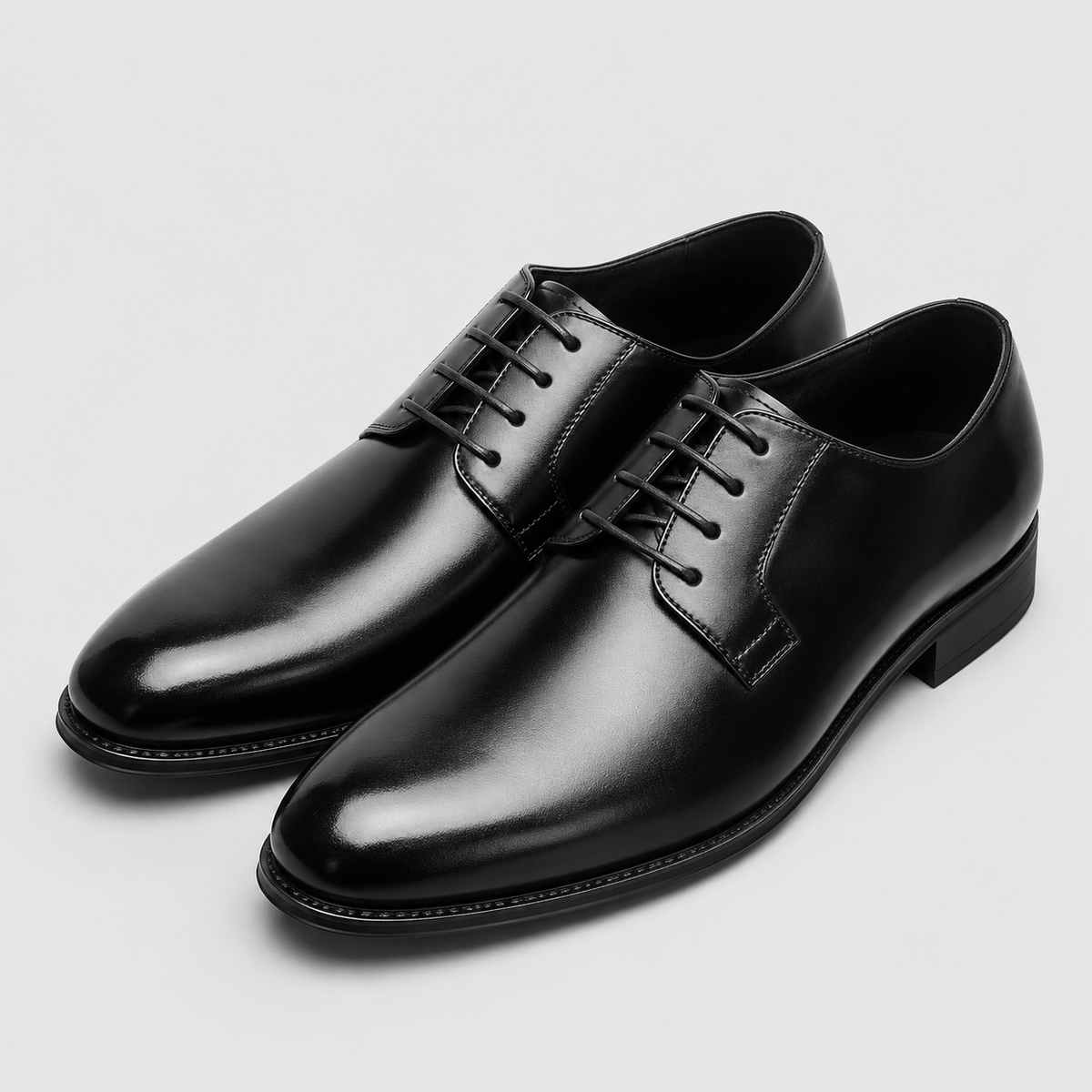 Men's Faux Leather Derby Dress Shoes