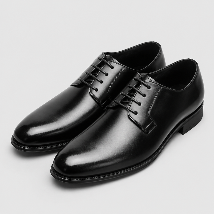 Men's Faux Leather Derby Dress Shoes
