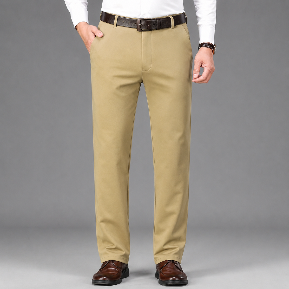 Men's Straight Leg Dress Pants
