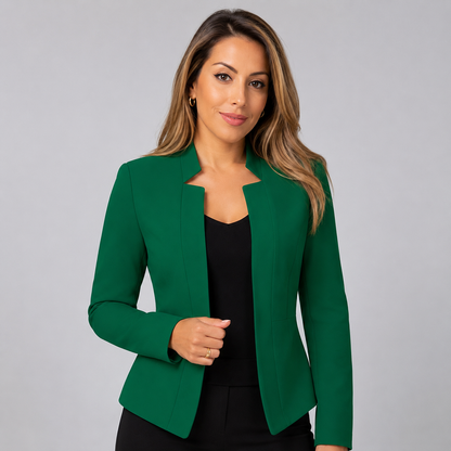 Women's Open Front Longline Blazer