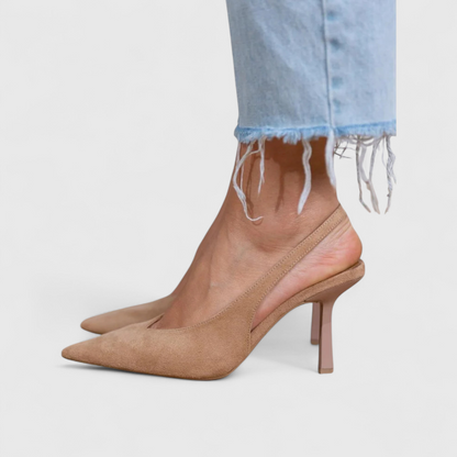 Women's Pointed-Toe Slingback Occasion Heels