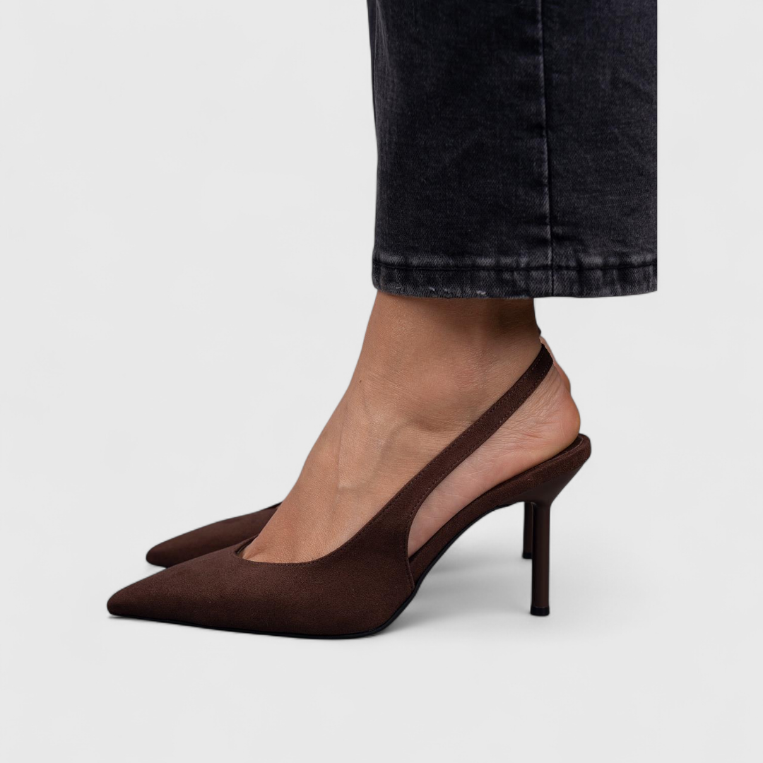 Women's Pointed-Toe Slingback Occasion Heels