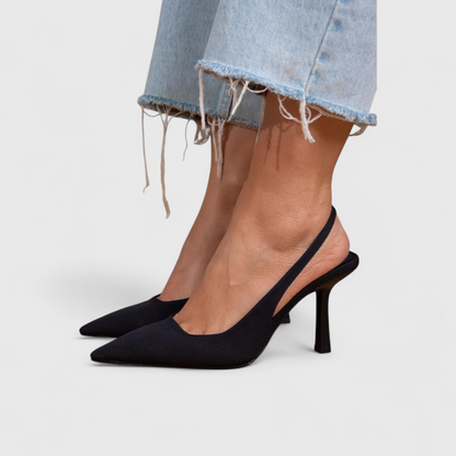 Women's Pointed-Toe Slingback Occasion Heels