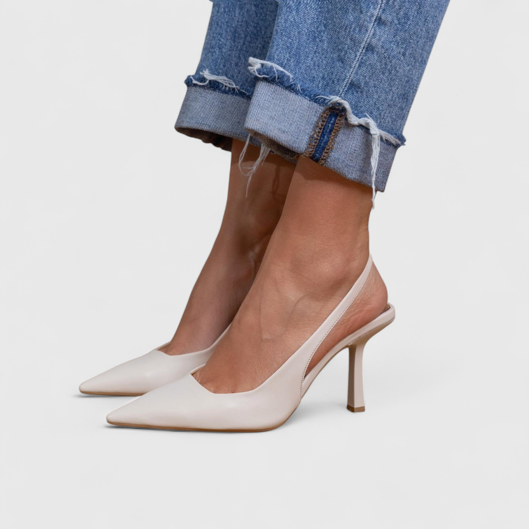 Women's Pointed-Toe Slingback Occasion Heels