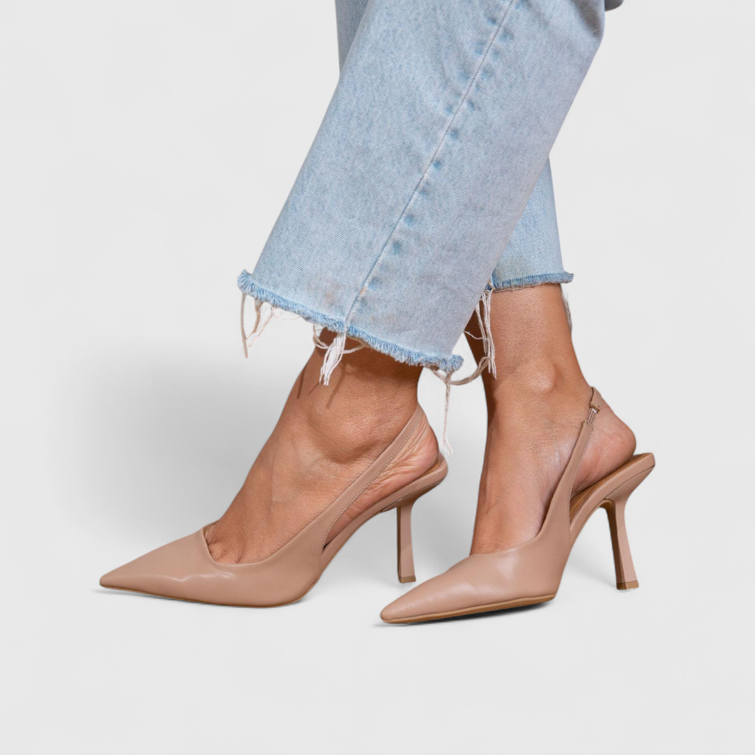 Women's Pointed-Toe Slingback Occasion Heels