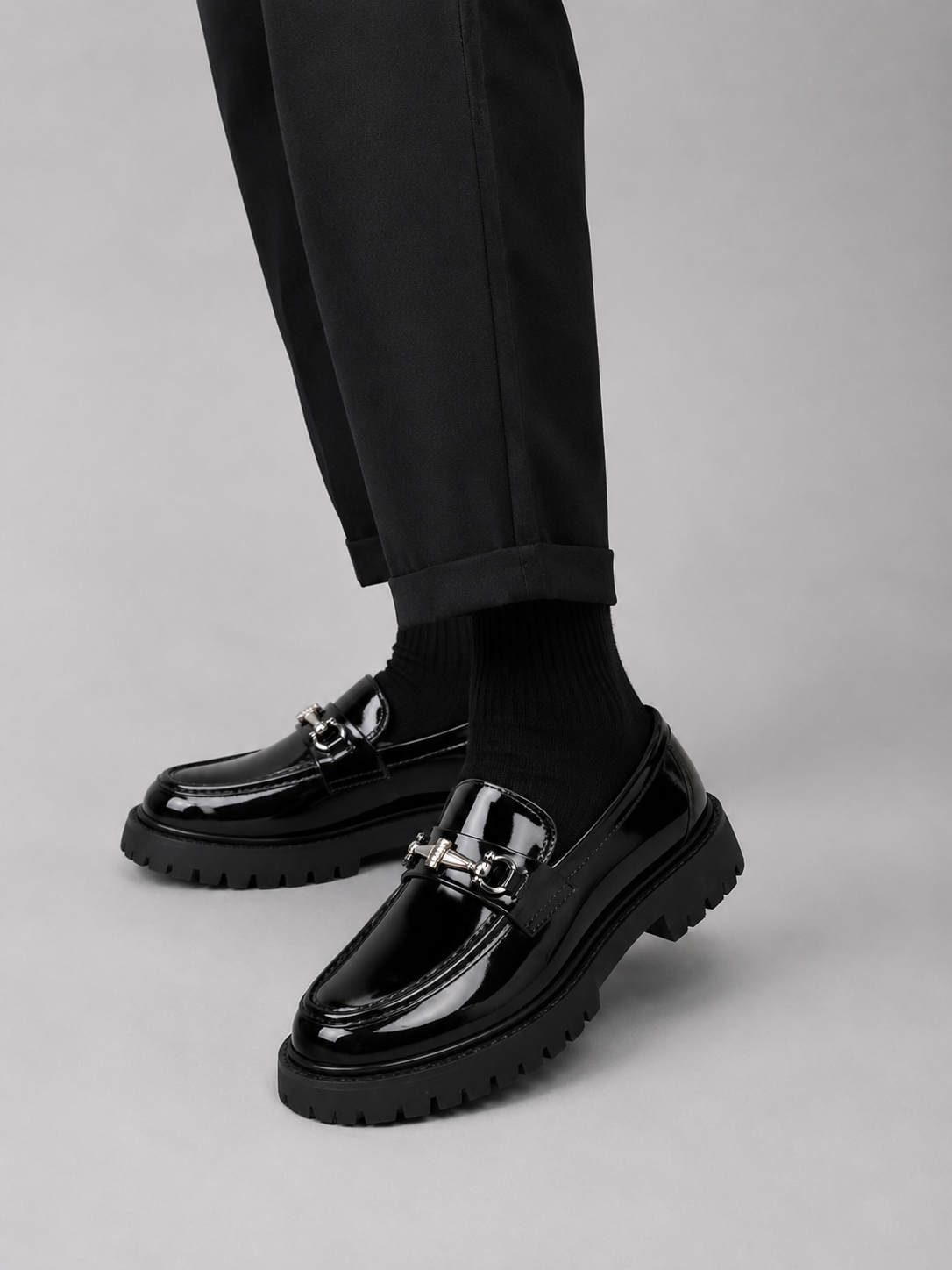 Men's Loafers Chunky Sole Slip On
