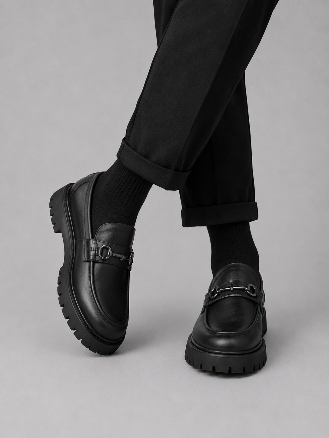 Men's Loafers Chunky Sole Slip On