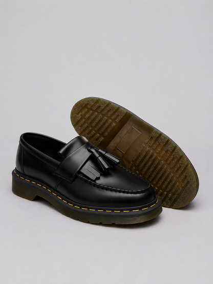 Men's Leather-Look Tassel Loafers