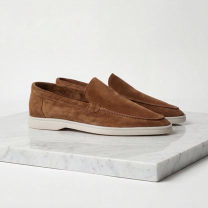 Men's Suede-Look Slip-On Loafers