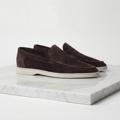 Men's Suede-Look Slip-On Loafers
