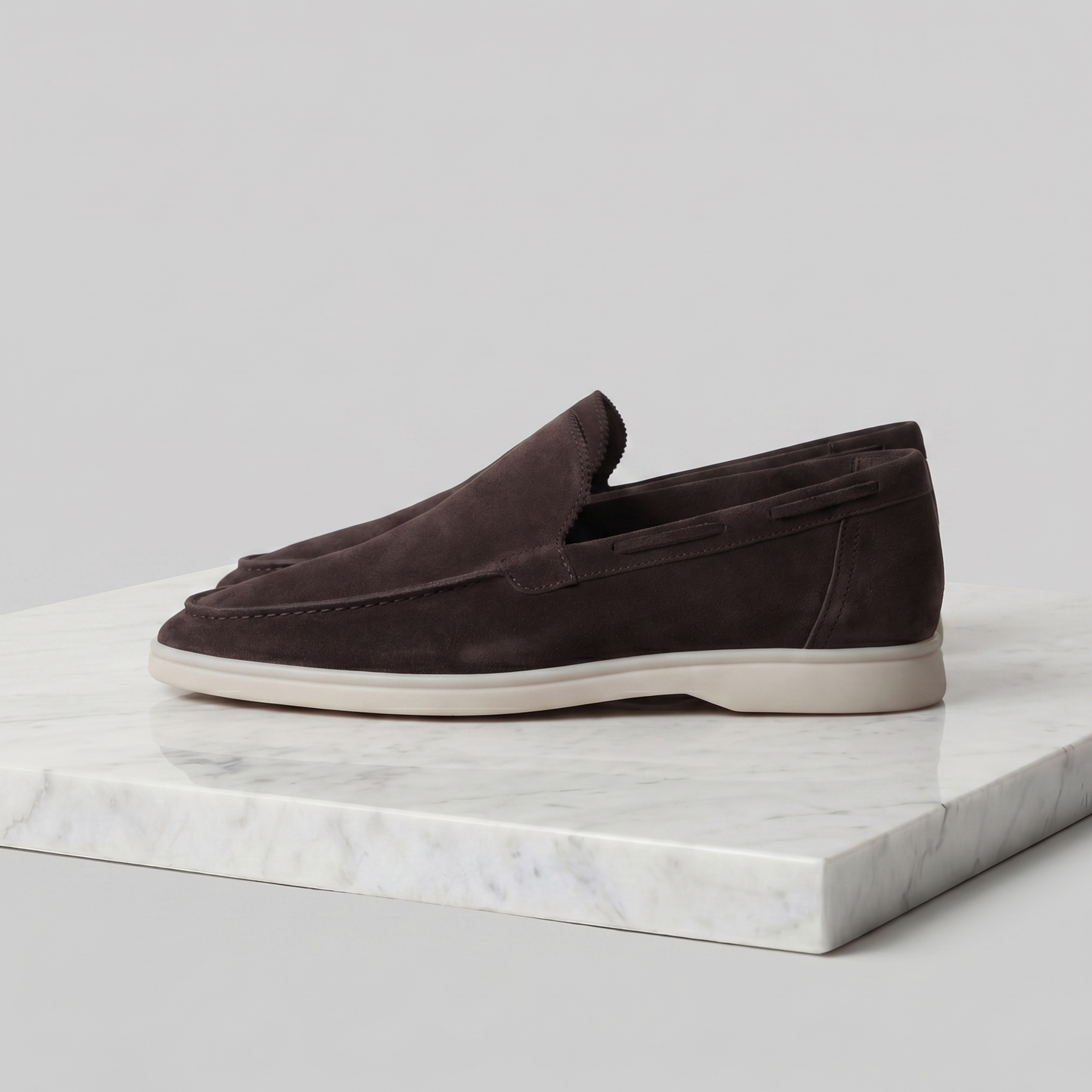 Men's Suede-Look Slip-On Loafers