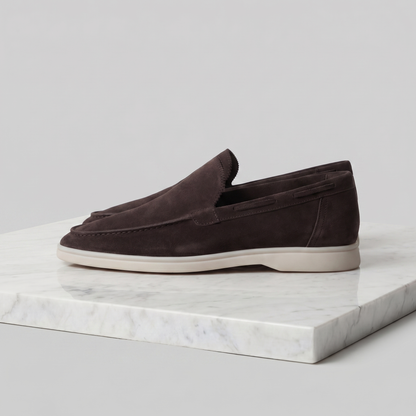Men's Suede-Look Slip-On Loafers