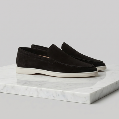 Men's Suede-Look Slip-On Loafers