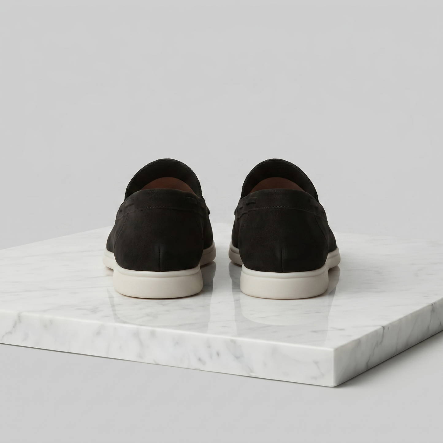Men's Suede-Look Slip-On Loafers