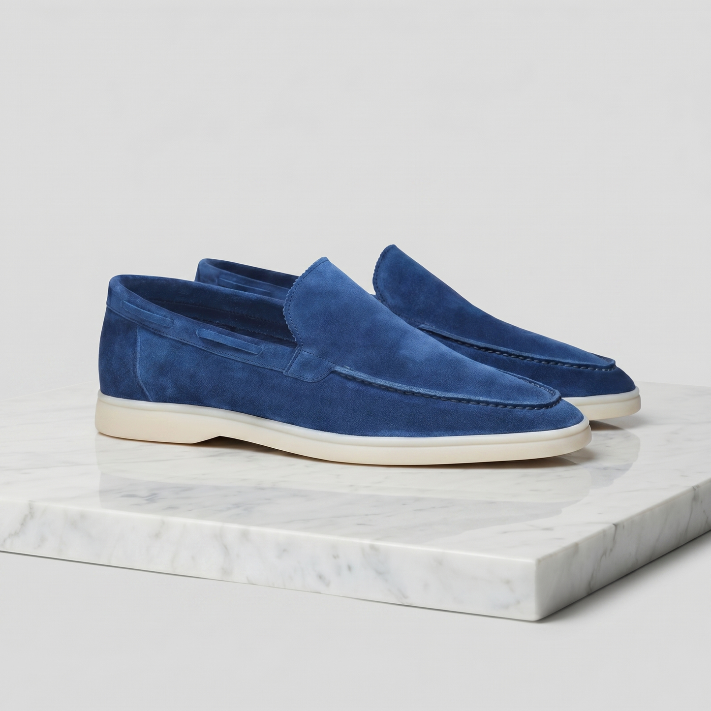 Men's Suede-Look Slip-On Loafers