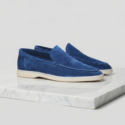 Men's Suede-Look Slip-On Loafers