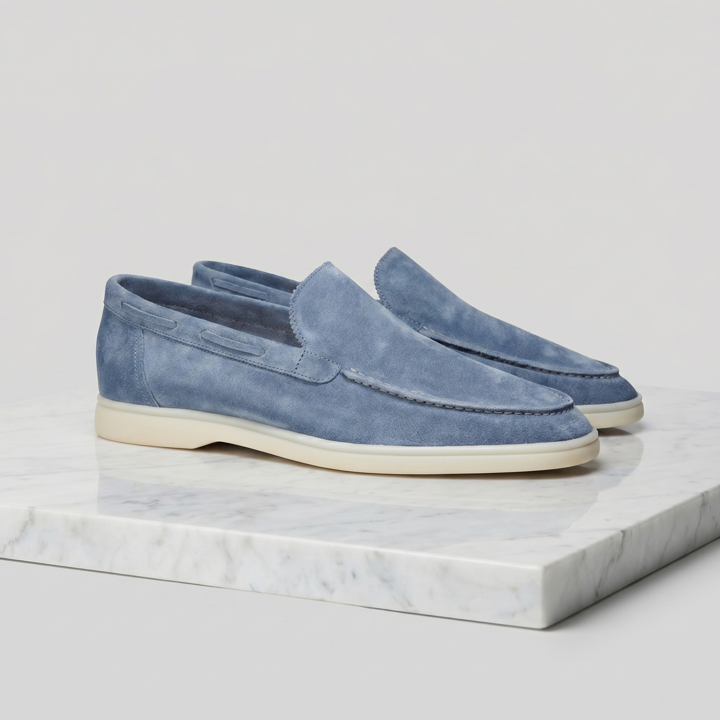 Men's Suede-Look Slip-On Loafers