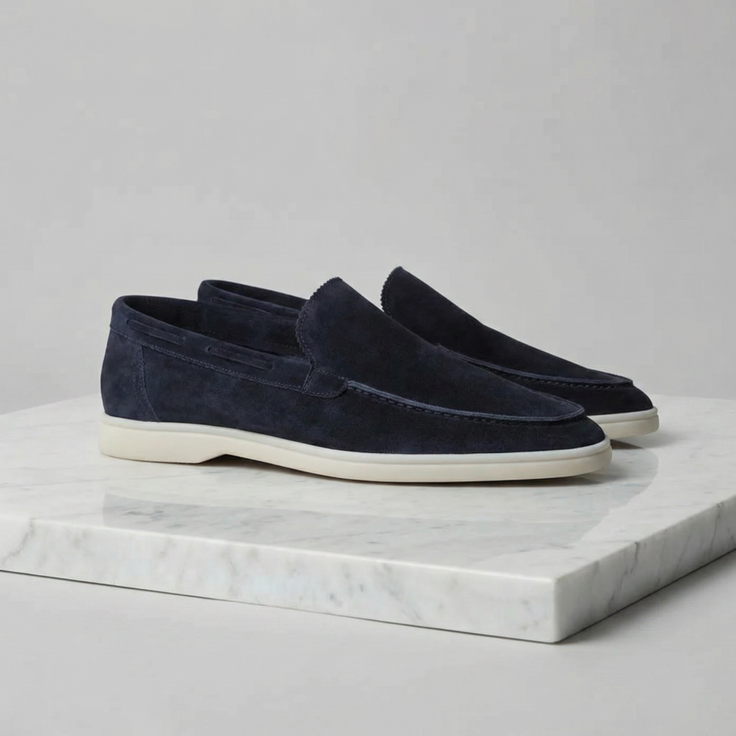Men's Suede-Look Slip-On Loafers