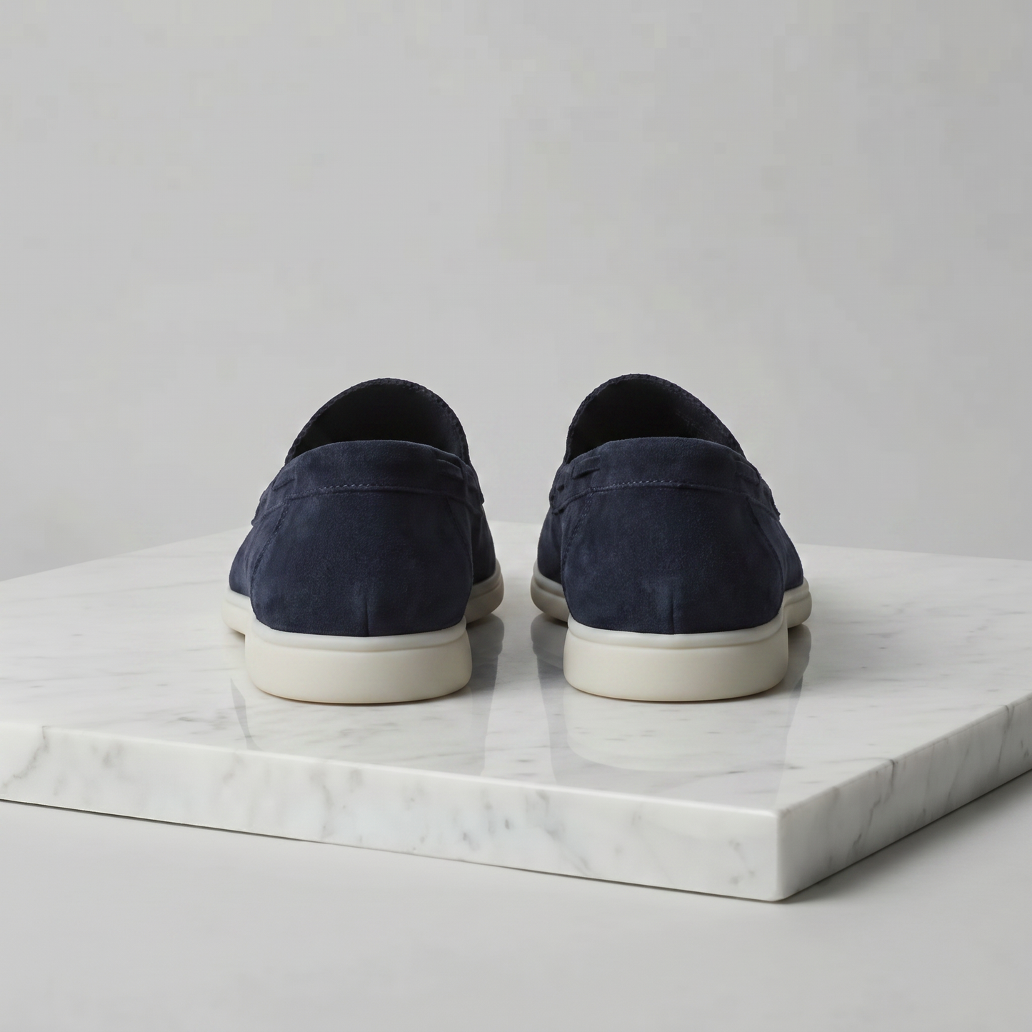 Men's Suede-Look Slip-On Loafers