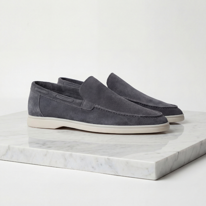 Men's Suede-Look Slip-On Loafers