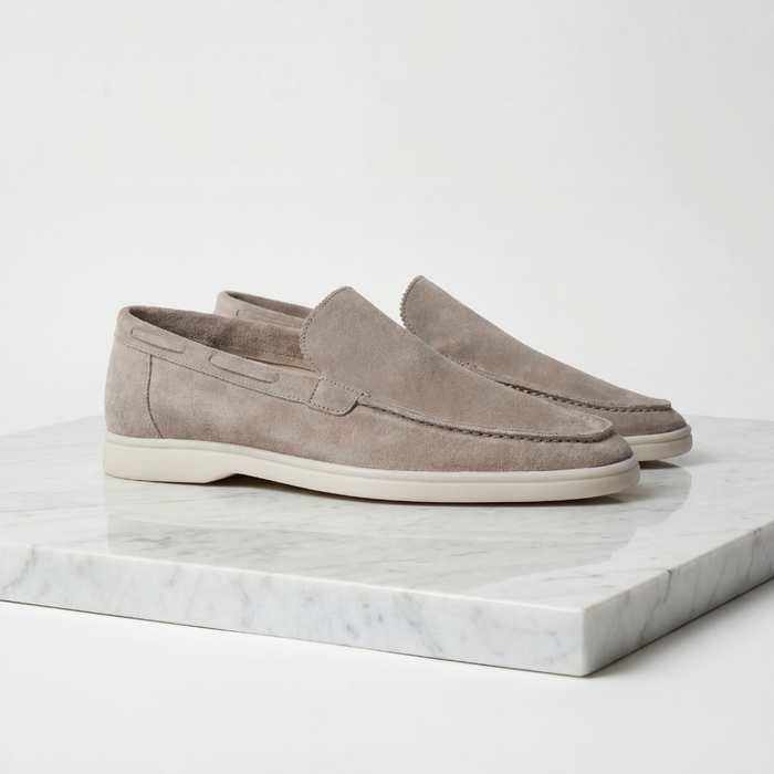 Men's Faux Suede Slip-On Loafers