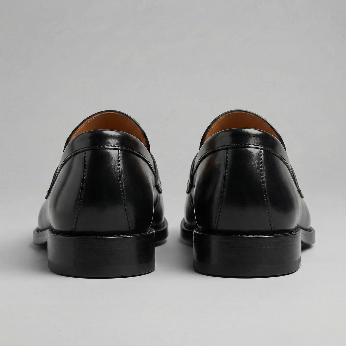 Men's Faux Leather Penny Loafers