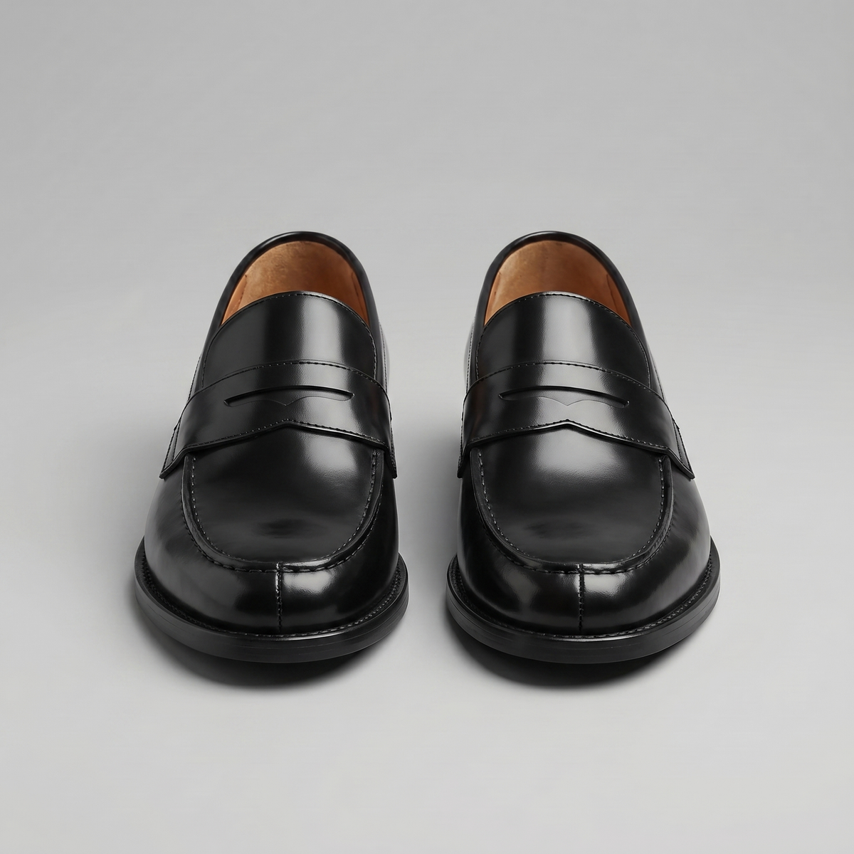 Men's Faux Leather Penny Loafers