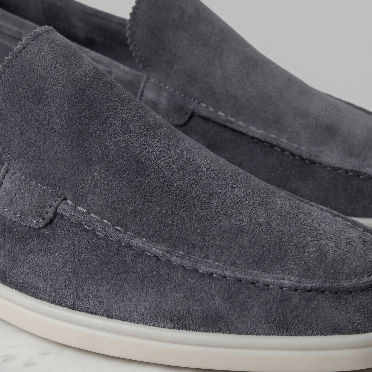 Men's Suede-Look Slip-On Loafers