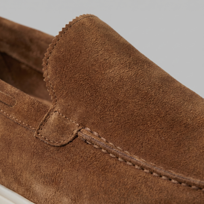 Men's Suede-Look Slip-On Loafers