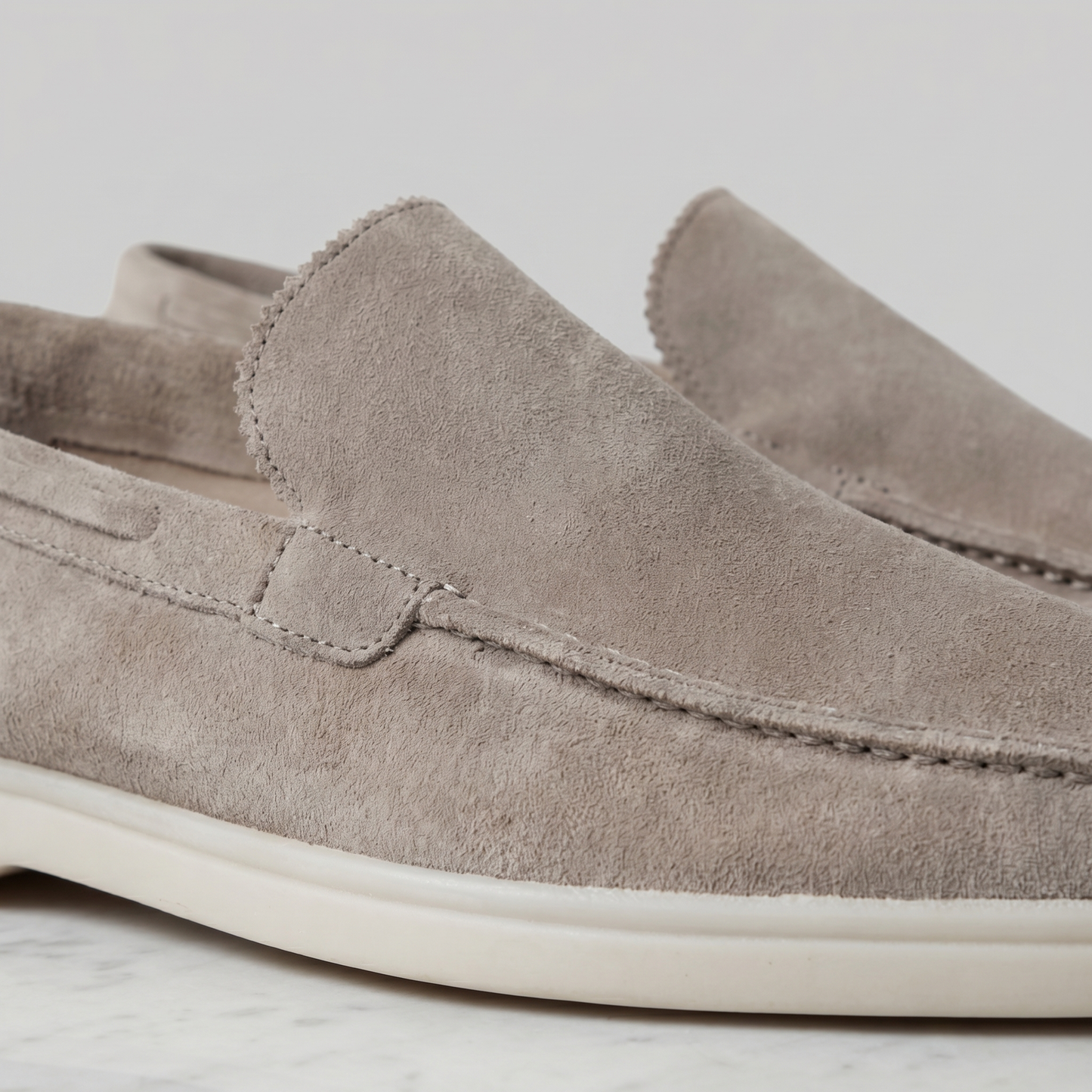 Men's Suede-Look Slip-On Loafers
