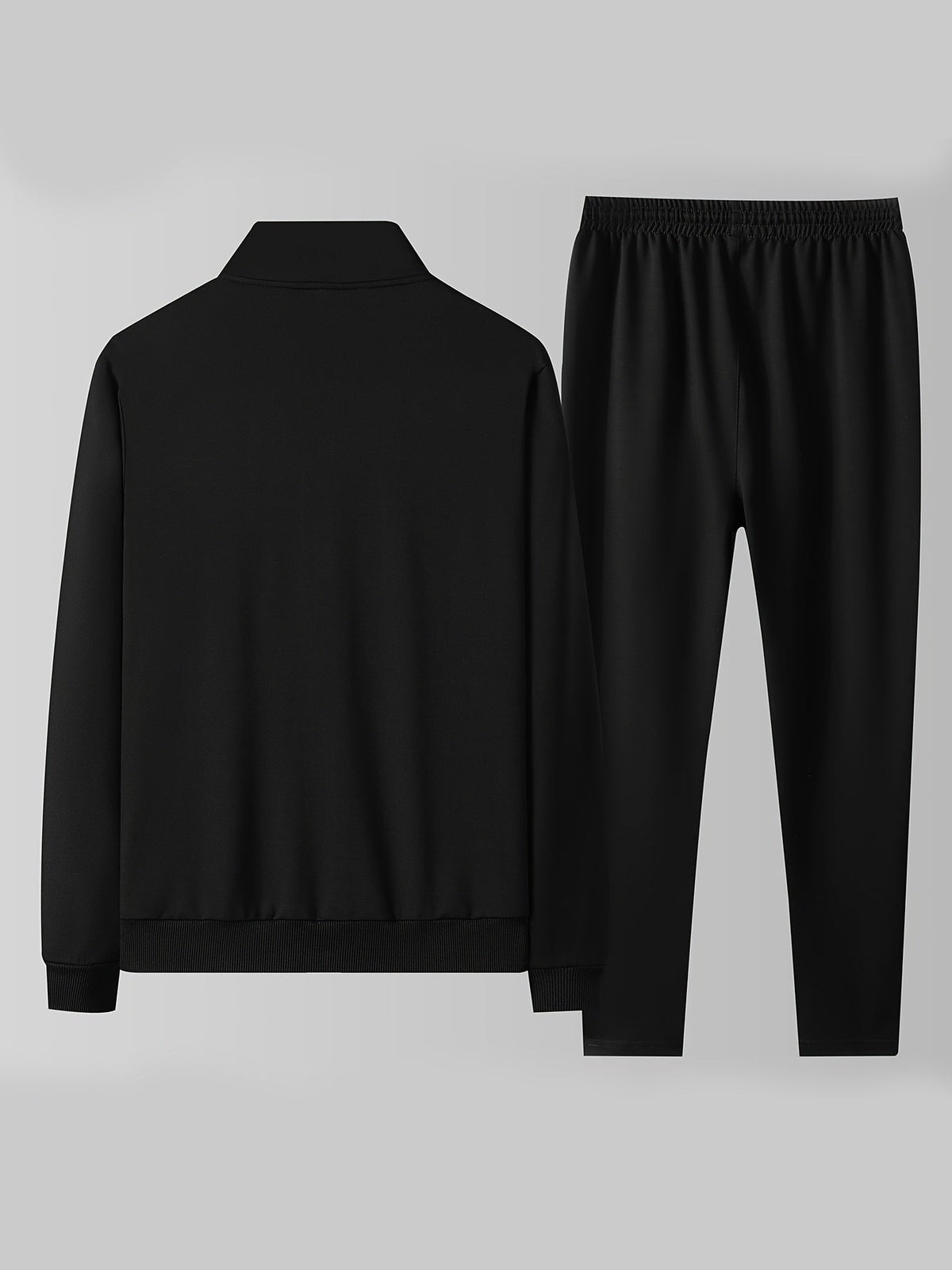 Men's Tracksuit Set Zip Up Stand Collar