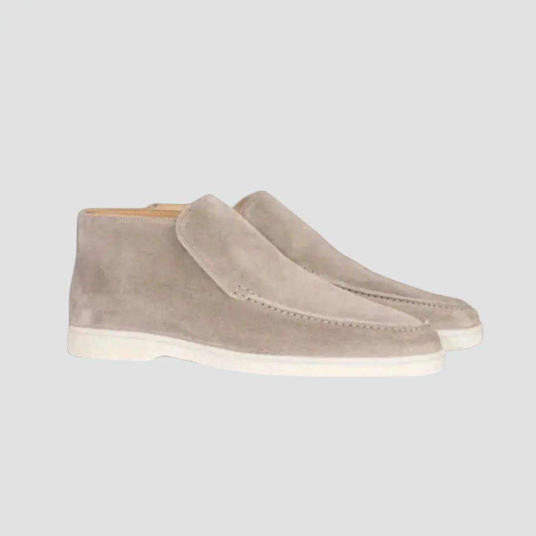 Men's Faux Suede Slip-On Ankle Boots