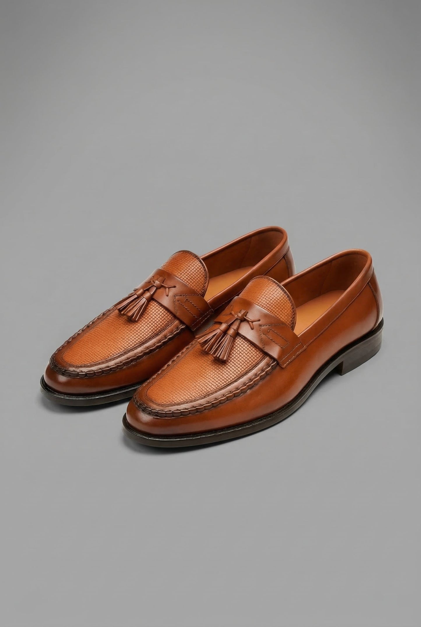 Men's Woven Tassel Slip-On Loafers