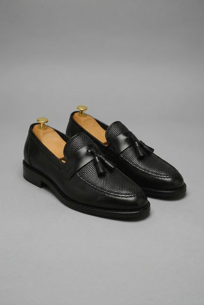Men's Woven Tassel Slip-On Loafers