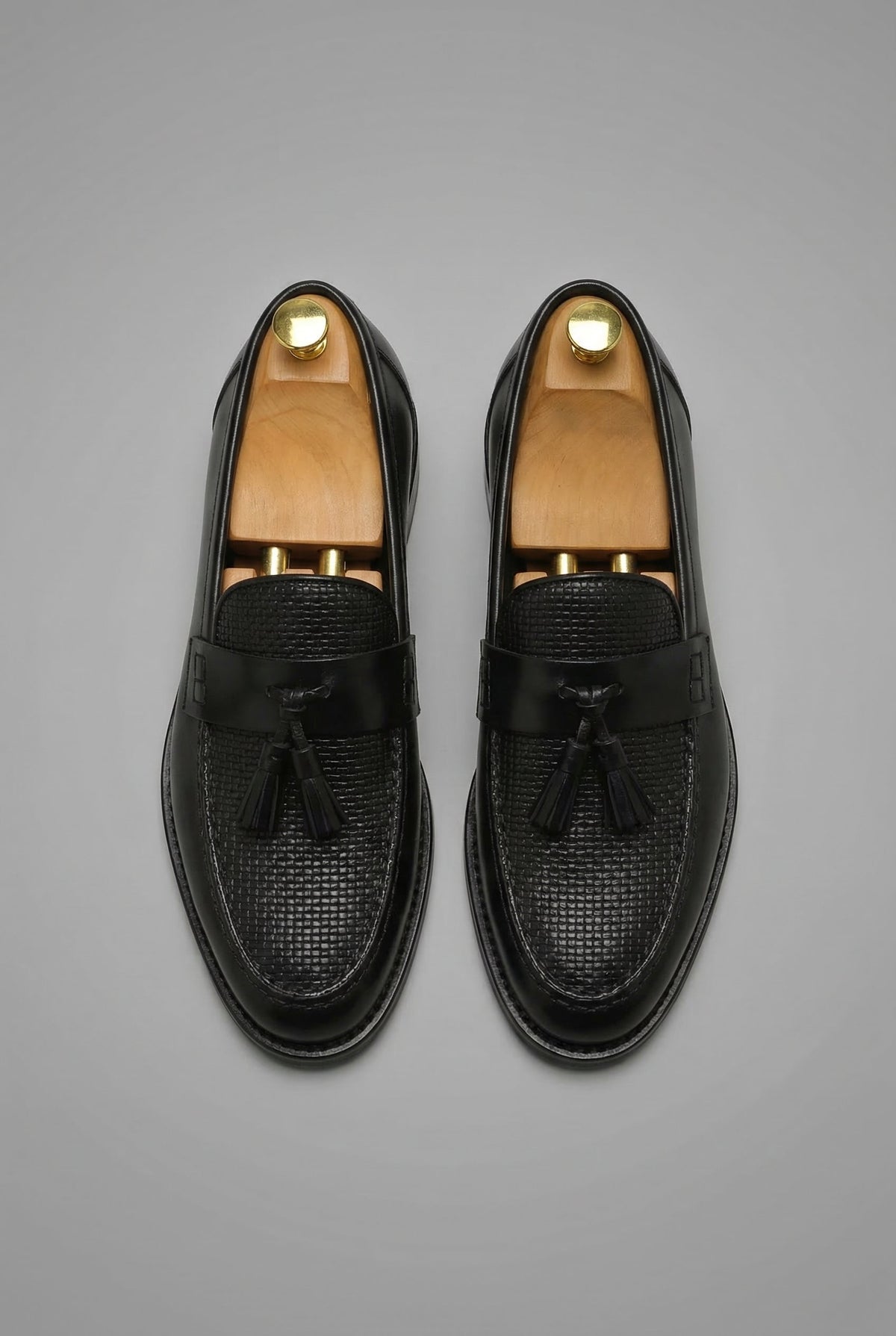 Men's Woven Tassel Slip-On Loafers