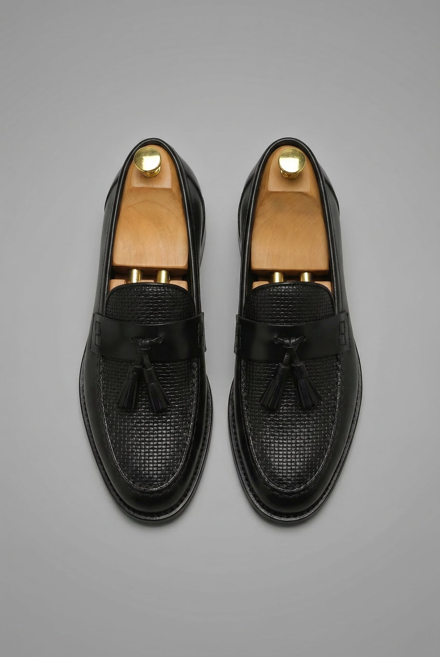 Men's Woven Tassel Slip-On Loafers